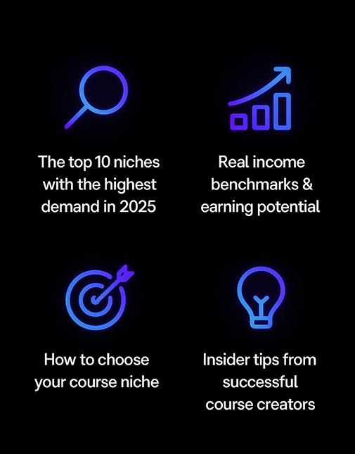 Profitable Course Niches Guide Cover